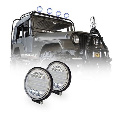 72W Offroad Lichten van de Halomist, 4x4 Jeep Wrangler Jk Halo Headlights